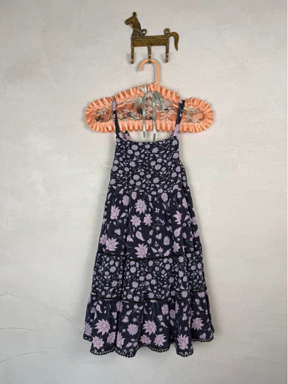 Purple floral summer dress size 4T